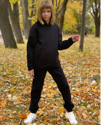 Костюм Спорт No Brand р 158-170 Дитячий 2152 black