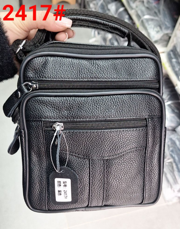Сумка чоловіча "2417" штучна шкіра (р: 20*17*8см) №379320 - Bags BE3616