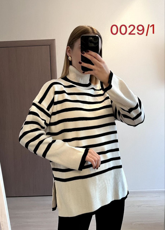 Светр жіночий, трикотаж, м.0029/1 (р. 44-50 ), мікс кольорів, в упаковці 3 штуки №336685 - Korona UG 4477