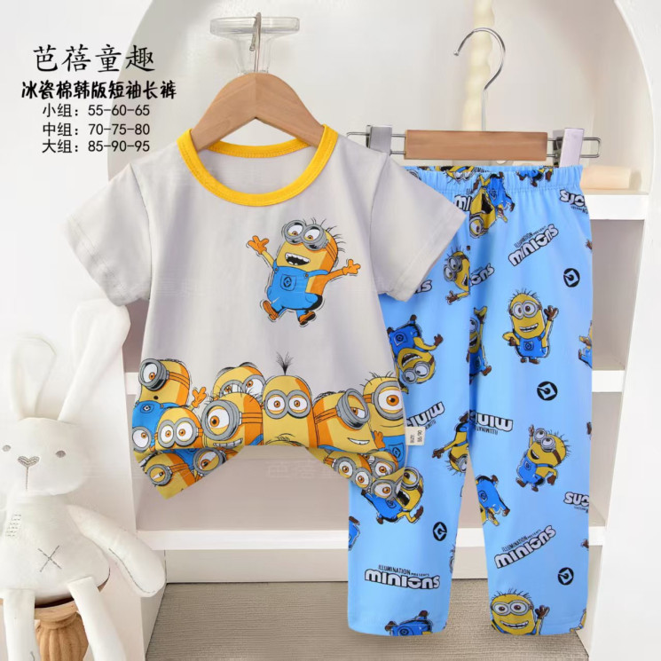 Піжама дитяча "Minions" бавовна (р: 150,155,160см) в упаковці 3 шт. №381416 - Evans SE 761