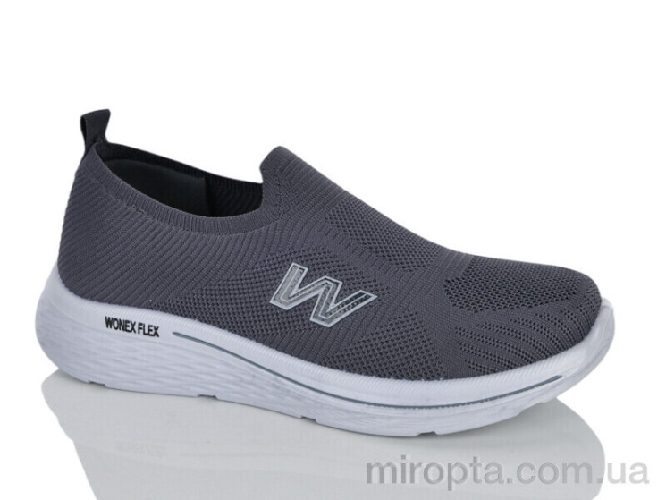 Кросівки 45-405 grey р: 45-48, в упаковці: 8 пар, купити тільки гуртом - 1189593