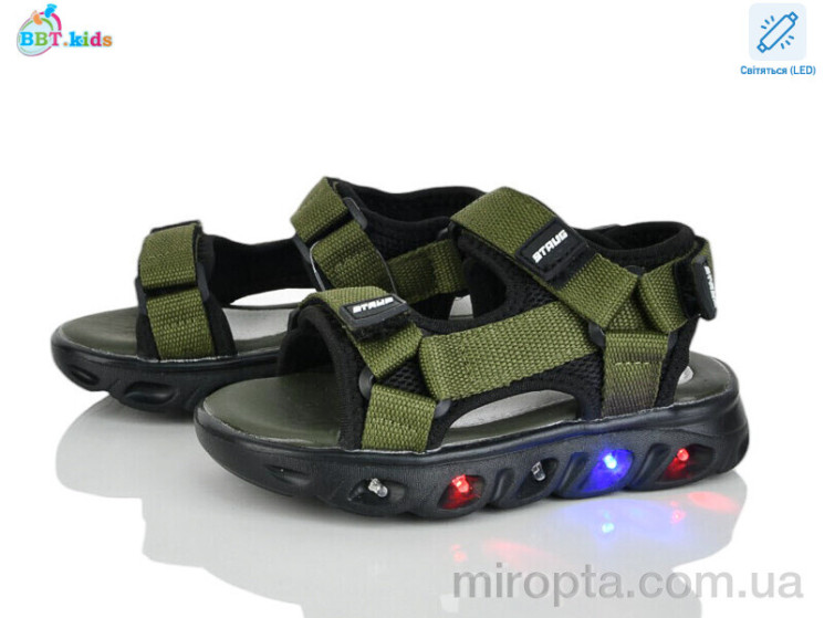 Сандалі L602-2-10 LED LED р: 26-31, в упаковці: 8 пар, купити тільки гуртом - 1059775