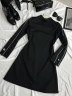 Сукня жіноча з довгими рукавами, трикотаж м. 05136 GR (р. 42-44, 46-48, 50-52) №703774 - 