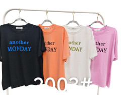 Футболка жіноча, котон (розмір: L-2XL ), мікс кольорів, в упаковці 6 штук №344626