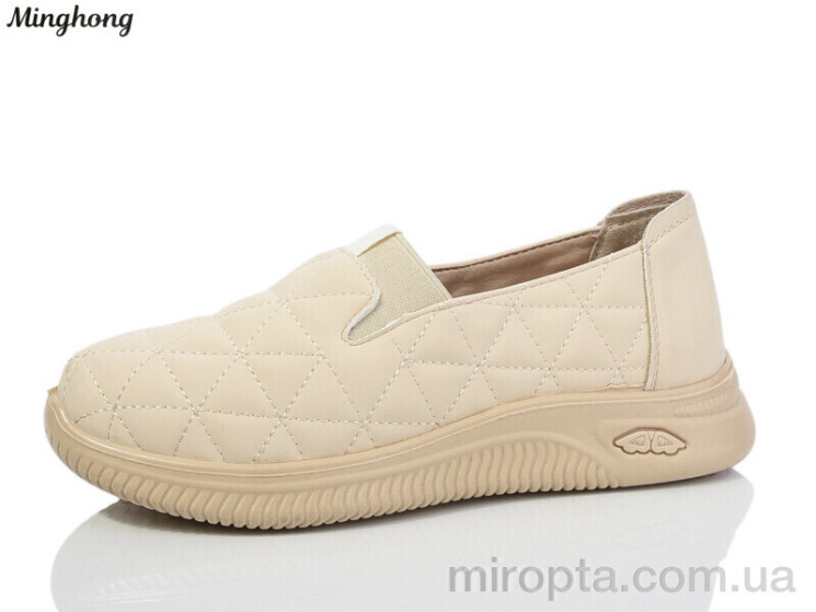 Туфлі 7726 beige р: 37-42, в упаковці: 8 пар, купити тільки гуртом - 1030283