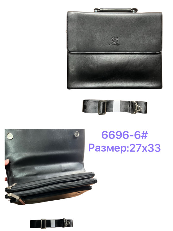 Сумка чоловіча "6696-6" штучна шкіра (р: 27*33см) №380841 - Bagfons 3604-3605