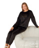 Піжама жіноча, велюр (р. M,L,XL,XXL), 3 кольори, в упаковці 4 шт. №319622 - 