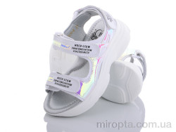 Босоніжки 1106-R809-B white р: 27-32, в упаковці: 8 пар, купити тільки гуртом