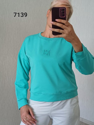 Батник жіночий, двунитка, м.7139 (р. 46-48;50-52), 7 кольорів, в упаковці 2 штуки №333349