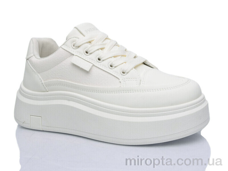 Кросівки Prime KT-G11 white р: 37-40, в упаковці: 8 пар, купити тільки гуртом - 1207224