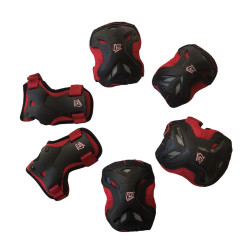 Дитячий захист для катання CS-P1 (чорний з червоним)