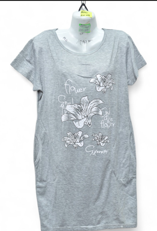 Сукня жіноча, трикотаж (р. 4XL-6XL ), мікс кольорів, в упаковці 5 шт. №313855 - Vanda SE1013