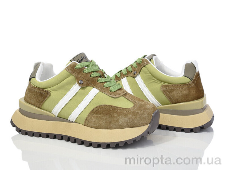 Кросівки 197-198 green р: 36-41, в упаковці: 8 пар, купити тільки гуртом - 987751