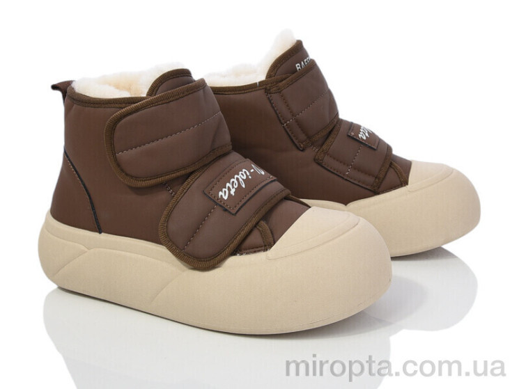 Черевики 197-193 brown р: 36-41, в упаковці: 8 пар, купити тільки гуртом - 1003235