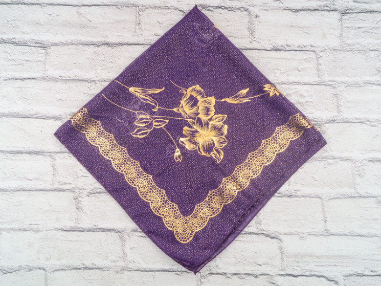 Хустка No Brand р 72*72 Жіноча P243 d.purple - Shawls PO548 (vyh naMylku)