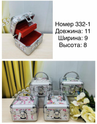 Скринька для прикрас "332-1"метал (р: 11*9*8см) №359844