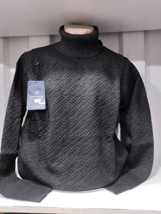 Светр чоловічий, трикотаж, норма (р: M-XL) 6 кольорів, в упаковці 3 шт №600945 - Stinger WE1120
