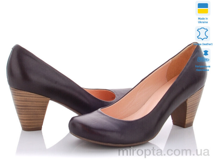 Туфлі AE1288 шоколад р: 36-40, в упаковці: 7 пар, купити тільки гуртом - 979139