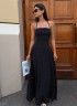 Сукня жіноча з принтом горох та зав'язками на спині, легкий софт + принт м. 1091 (р: 42-44, 46-48) №828336 - 