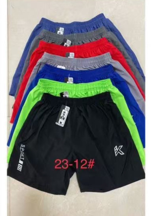 Шорти чоловічі, плащівка, м.23-12 (р. XL-5XL ), 7 кольорів, в упаковці 5 штук №326694 - 