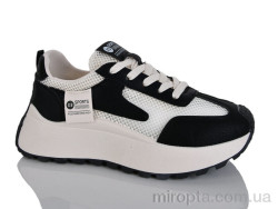 Кросівки Prime KT-K8581 black р: 37-40, в упаковці: 8 пар, купити тільки гуртом