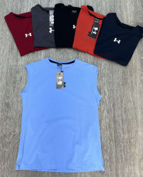 Майка чоловіча Under Armour "283" кулір, пеньє (р: М-3XL) 6 кольорів, в упаковці 5 шт. №385081