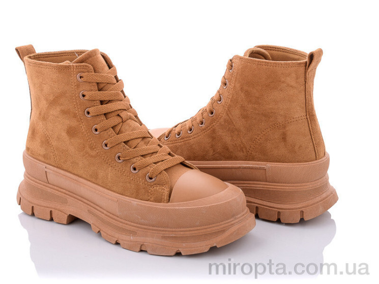Черевики 20-905-2 camel р: 36-41, в упаковці: 8 пар, купити тільки гуртом - 669136