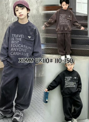 Спортивний костюм дитячий двохнитка м.UK110 (р:110-150 см) 3 кольора в упаковці 5 штук №763545