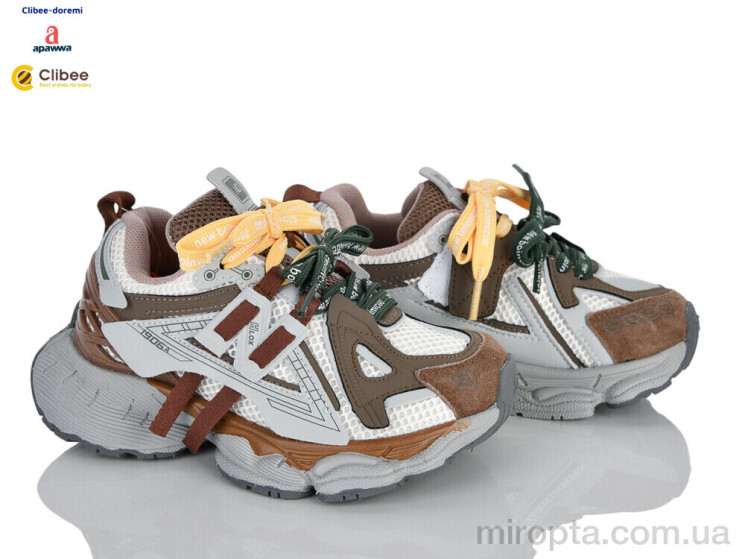 Кросівки A21922 brown р: 31-37, в упаковці: 7 пар, купити тільки гуртом - 1201255