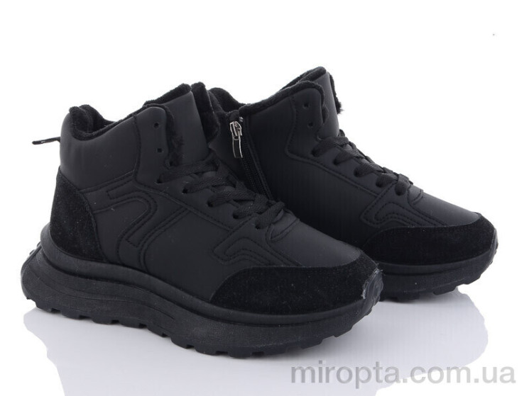 Черевики 149-29 black р: 36-41, в упаковці: 8 пар, купити тільки гуртом - 890728