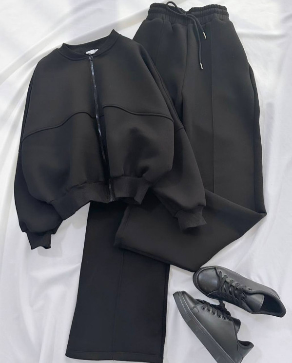Костюм жіночий, тринитка на флісі м. 702 (р. S-M, L-XL) №401899 - 