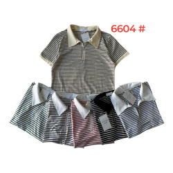 Футболка жіноча, котон, м.6604 (розмір: 44-48 ), мікс кольорів, в упаковці 5 штук №341143