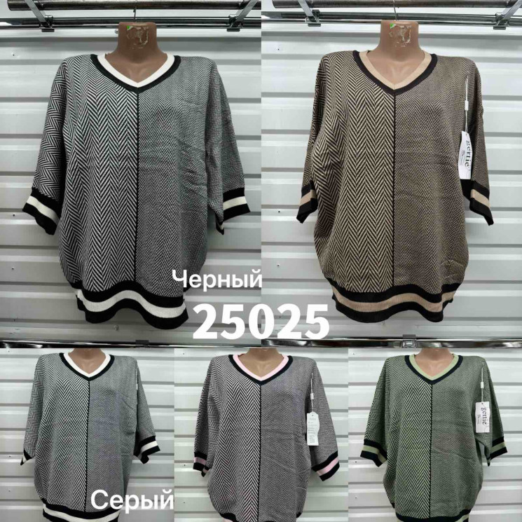 Кофта жіноча "25025" кашемір (р: 52) 5 кольорів, в упаковці 3 шт. №373085 - Natasha SE669