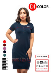 Сукня жіноча, трикотаж, м.6272 (Р: 2XL-5XL ), 5 кольорів, в упаковці 4 штуки №327967