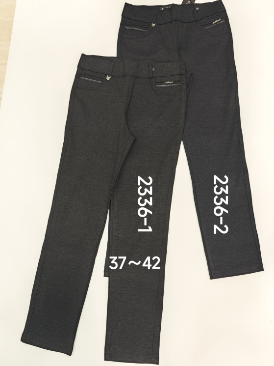 Брюки жіночі "2336-1" (р: 37-42) в упаковці 6 шт №157304 - Mixmoda Bg 5255