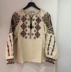 Вишиванка жіноча, льон (розміри: S,M,L ), в упаковці 3 штуки №342746