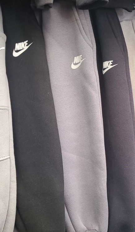 Штани спортивні дитячі Nike, трикотаж, фліс (р. 92-116 ), 3 кольори, в упаковці 5 штук №321790 - StarsSE535