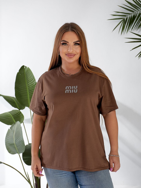 Футболка жіноча, трикотаж, м. 4040 (р: 52-54, 56-58) №711689 - ElenaRoshior AV4653 м. 4040