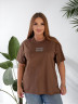 Футболка жіноча, трикотаж, м. 4040 (р: 52-54, 56-58) №711689 - ElenaRoshior AV4653 м. 4040