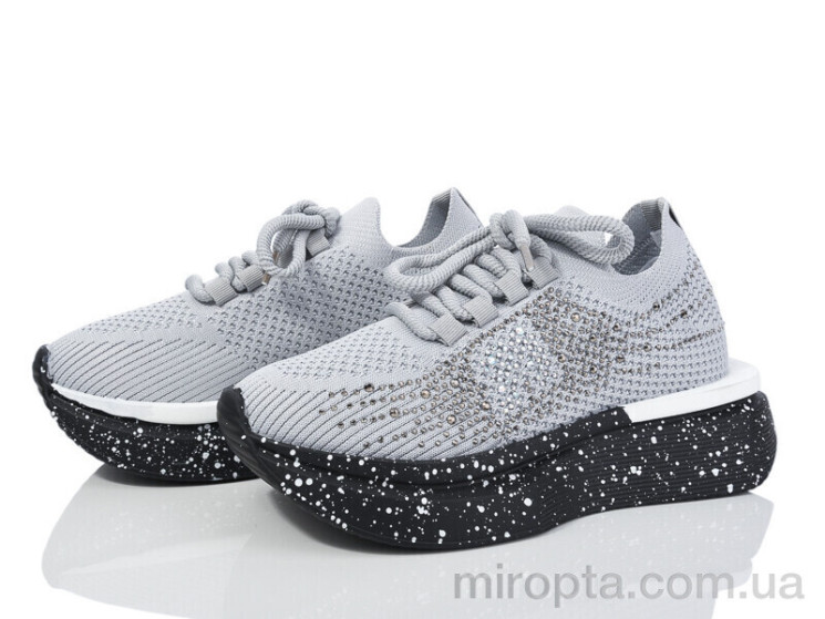 Кросівки 197-180 grey р: 36-40, в упаковці: 8 пар, купити тільки гуртом - 977621