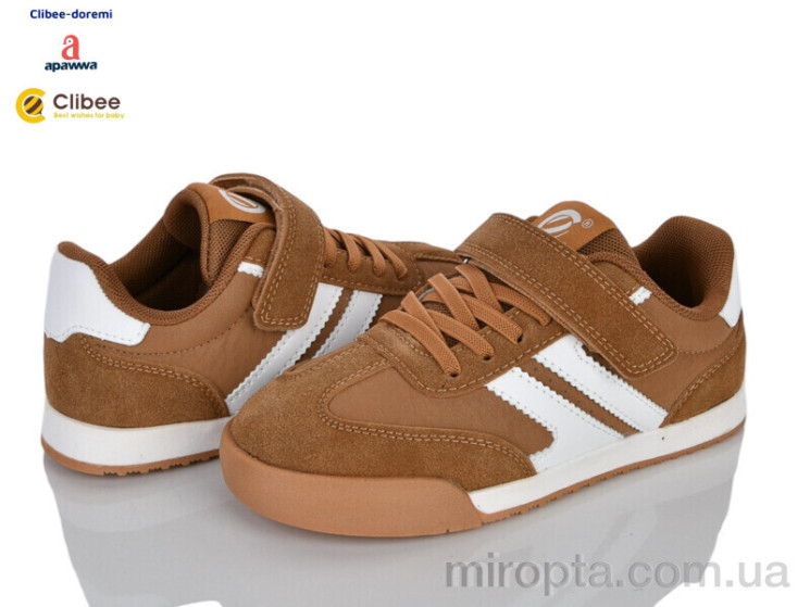 Кросівки EG777 camel р: 32-37, в упаковці: 6 пар, купити тільки гуртом - 1195705