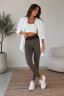 Лосини жіночі з високою посадкою, spandex м. 2606 (р: S, M) №824269 - 