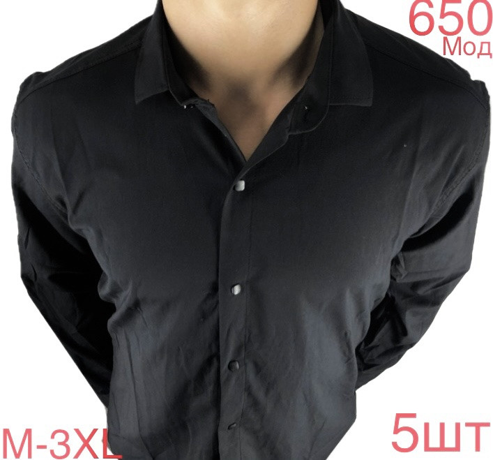 Сорочка чоловіча Paul Semih стрейч котон  м.650  (р: M-3XL) в упаковці 5 штук №753800 - Nadiyka BG/PO2161-2162