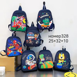 Рюкзак дитячий "328" (р. 25*32*10см) мікс кольорів, в упаковці 7 шт. №357877