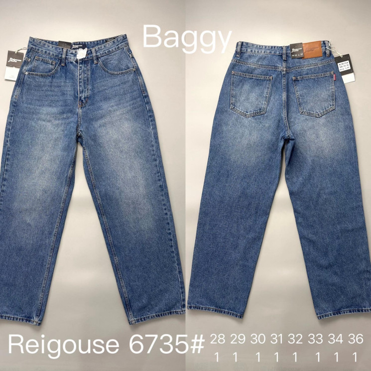 Джинси чоловічі м. 6735 (р:28-36) в упаковці 8 штук №761521 - DashaDzins 3360