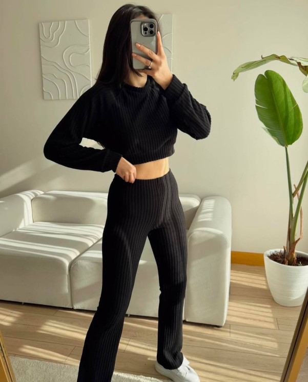 Костюм жіночий, рубчик, м. 1602 (р: 42-44, 44-46) №707669 - BestFashion RZ6220 м. 1602