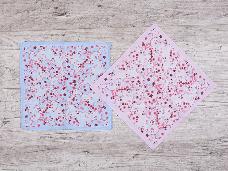 Носова хустка "S012-11" (р: 30*30) в уп 10 шт різного кольору №151113 - Shawls PO548 (vyh naMylku)