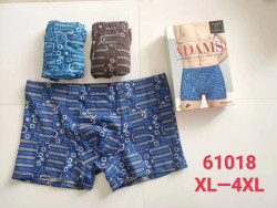 Труси чоловічі, котон, м.61018 (розмір: XL-4XL), мікс кольорів, в упаковці 24 шт. №321431