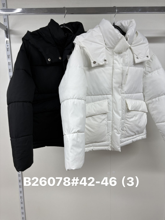 Куртка жіноча, плащівка, синтепон, м.В26708 (розмір: 42-46 ), 2 кольори, в упаковці 4 штуки №346799 - Vanda SE1013