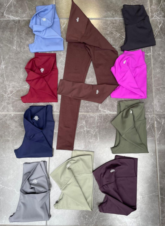 Лосини жіночі Alo (р: S-XL)  10 кольорів в упаковці 6 штук №754595 - Milly SE1007,1006